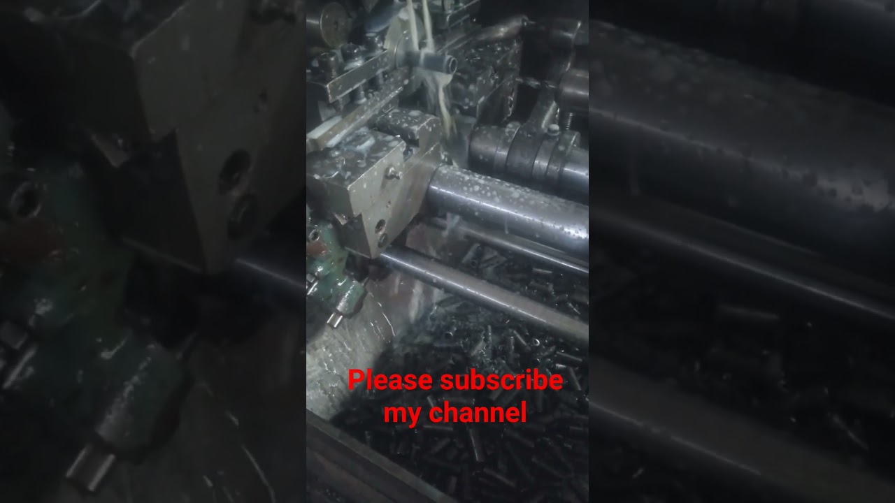pipe cutting in traub machine 