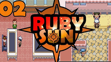 Pokemon Sun Ruby Walkthrough Video  #02 - Our First Gym Challenge