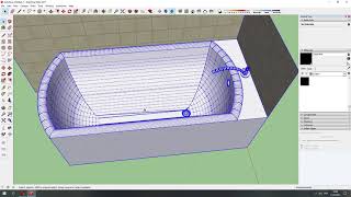Как создать без плагинов ванною в SketchUp! screenshot 4