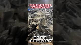 Jetour car bumper auto parts, front and rear bumpers, upper and lower split,original factory removed