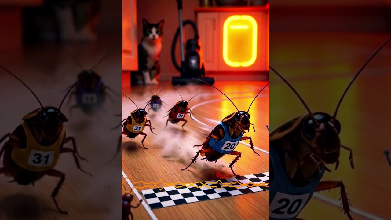 Швидкі лапки 🏁🎽💨😂🪳🎶 