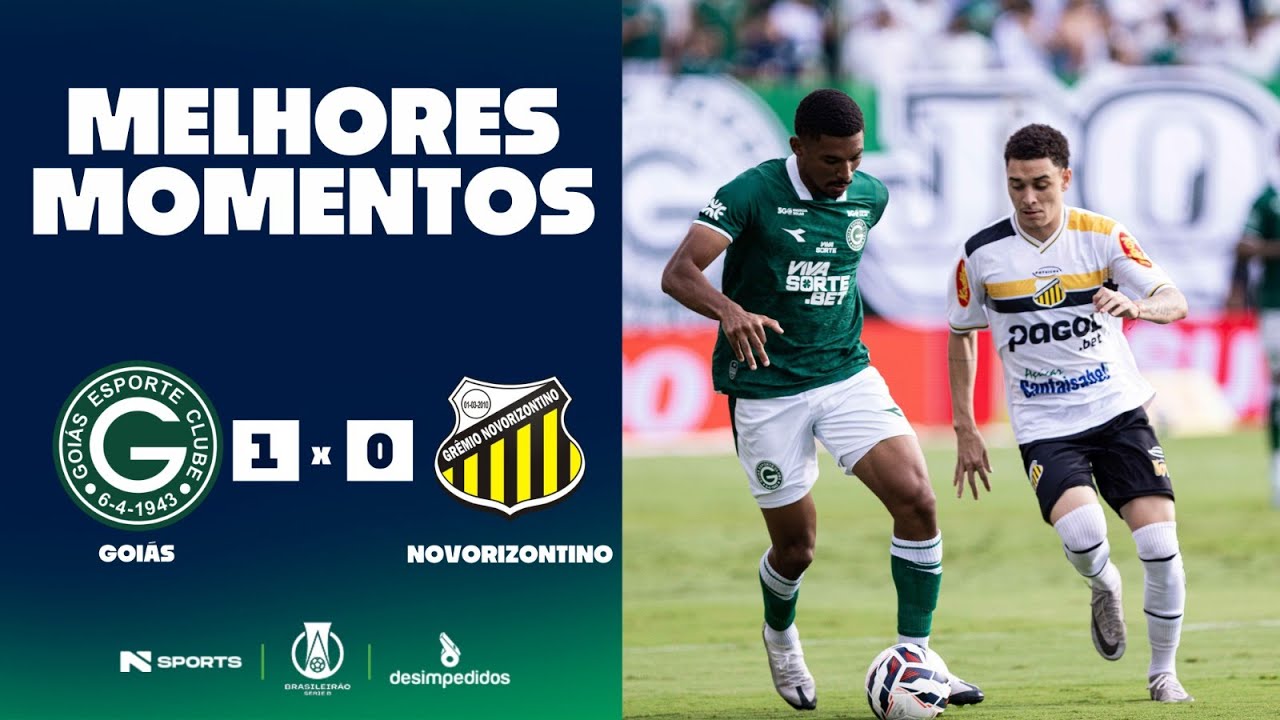 GOIÁS 1 X 0 NOVORIZONTINO | MELHORES MOMENTOS | 37ª RODADA BRASILEIRÃO ...