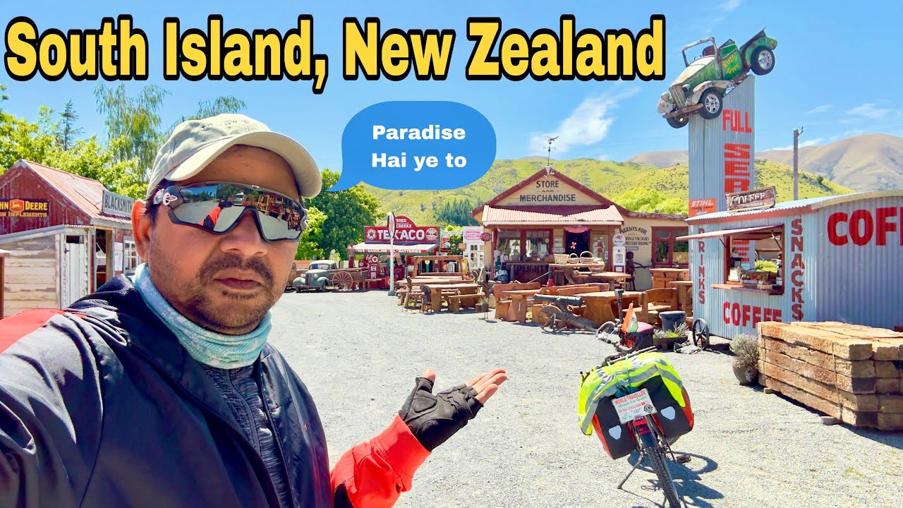 Indian 🇮🇳 Cyclist Explores New Zealand’s South Island 🇳🇿🚴‍♂️”