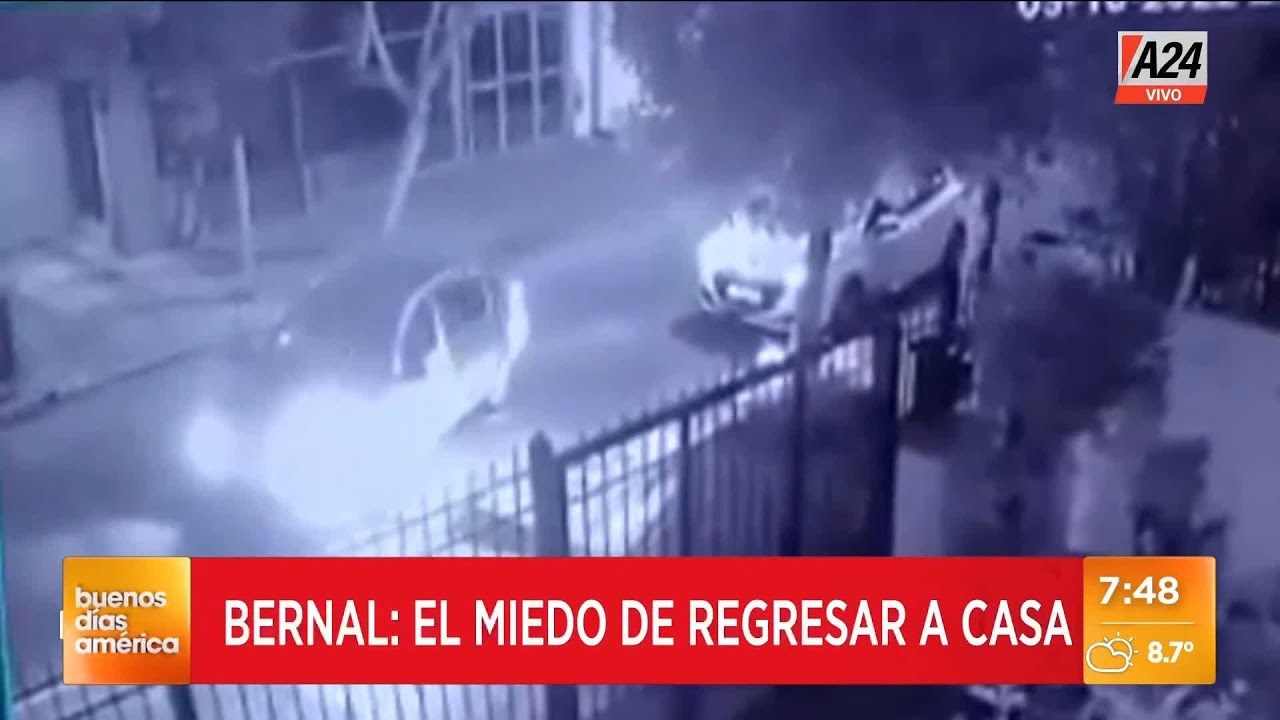 Bernal así evitan el robo del auto cuando volvían a su casa I A24