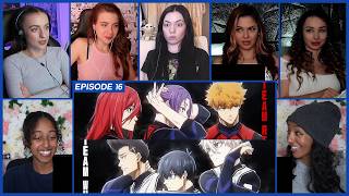 [GIRLS REACT] 3v3 Isagi's Team vs Chigiri's Team | Blue Lock Ep 16 Girl Reaction Mashup