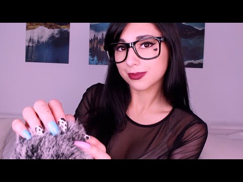 ASMR 🖤 RELAXING Scalp Massage from Your Goth GF 🖤💆‍♂️ (Fluffy Mic Scratching, Personal Attention)