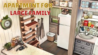 Квартира для многодетной семьи | Строительство | Apartment for a large family The Sims 4 | NO CC