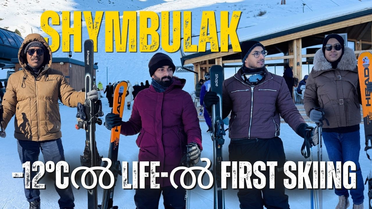 Shymbulak Mountain Skiing Experience 🏔️ | Almaty Kazakhstan | Travel Vlog #Shymbulak #skiing