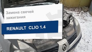 Замена свечей зажигания Renault 77 00 500 168 на Renault Clio Замена свечей зажигания Renault 77 00 500 168 на Renault Clio