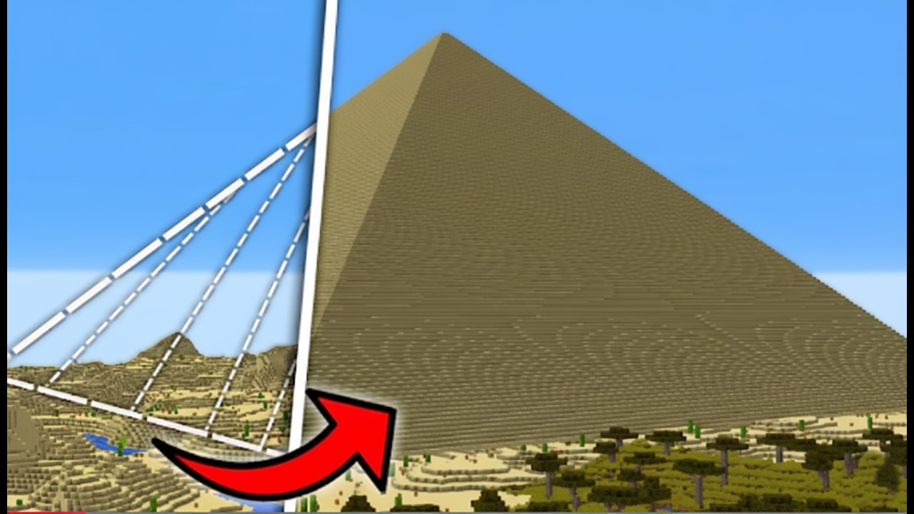 Minecraft'ın EN UZUN Piramidini İnşa Ettim