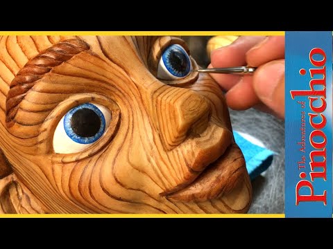 Pinocchio, full scale handmade puppet, from 'The adventures of Pinocchio' 1996 movie.