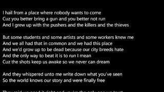 Write about us by KING 810 lyrics video chords