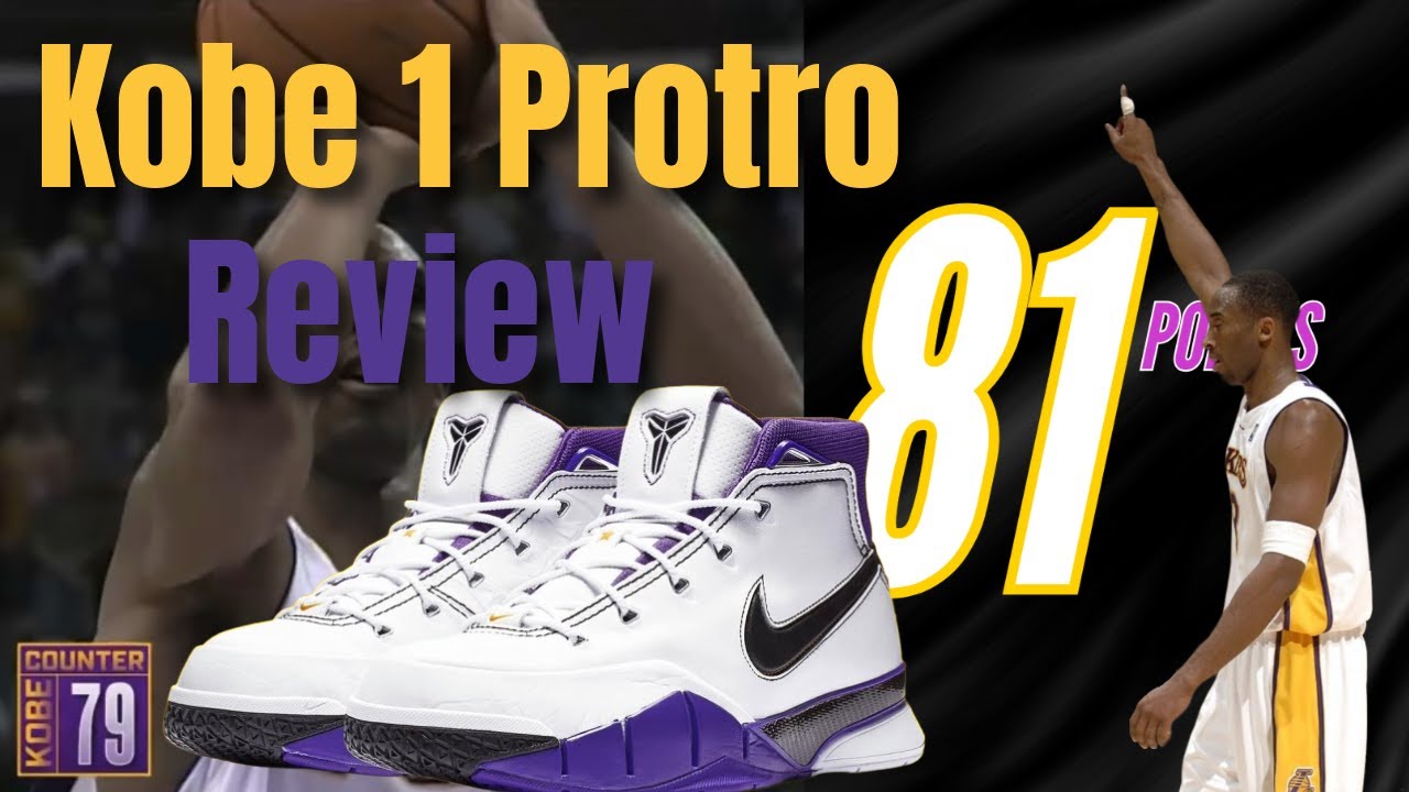 Kobe Scored 81 in THESE… Nike Kobe 1 Protro “81 Points” Review