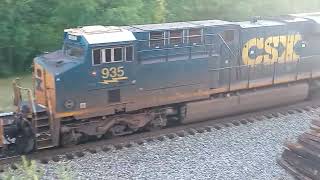 Very Heavy Pull! CSX on Sandpatch Grade!