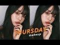 THURSDAY MAKEUP แต่งหน้าโทนส้มปังๆ | Babyjingko