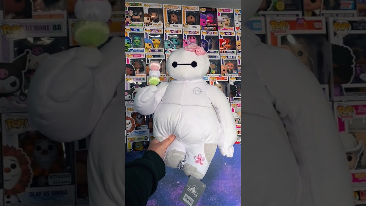 BAYMAX CHERRY BLOSSOM AND ICE CREAM PLUSH! DISNEY STORE JAPAN SAKURA COLLECTION 2025!