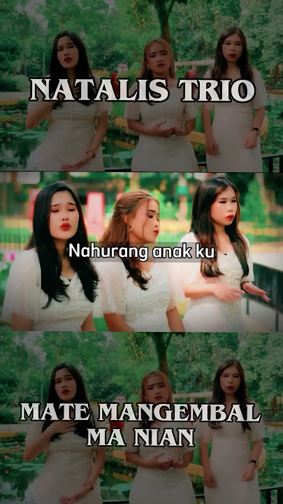 Mate Mangembal Ma Nian - Natalis Trio ||  #lagubataknostalgia #gospelmusic #musikbatakkreator
