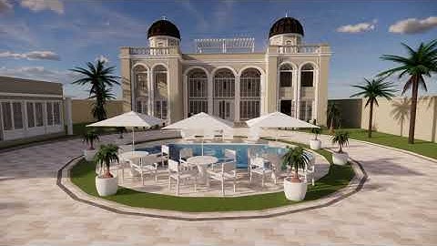 Villa walkthrough animation I enscape rendering I new house design