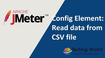 Jmeter Tutorial 8 - Part-1: Config Element : Read Data from CSV file