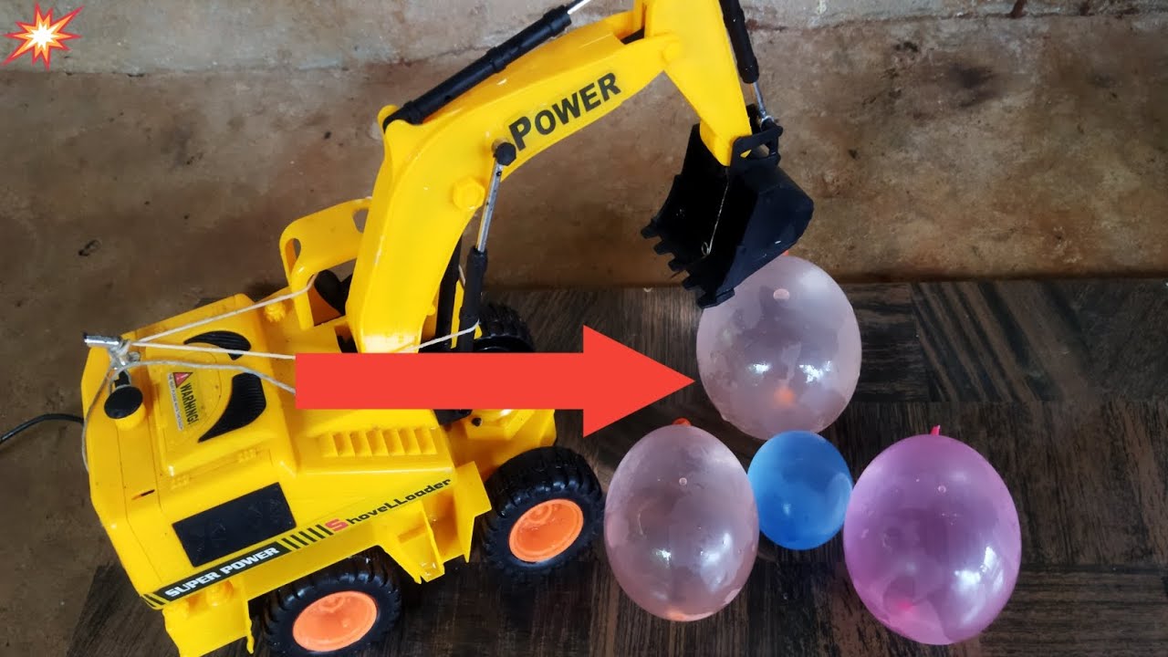 Jcb pooping balloons video!