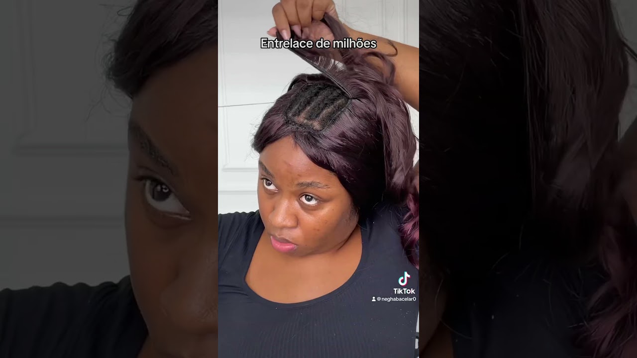 Aqui tem tutorial completo ✔️ #tutorial #cabelo #entrelace #shots