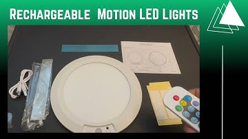Rechargeable Motion Sensor Light with Remote | Unboxing 