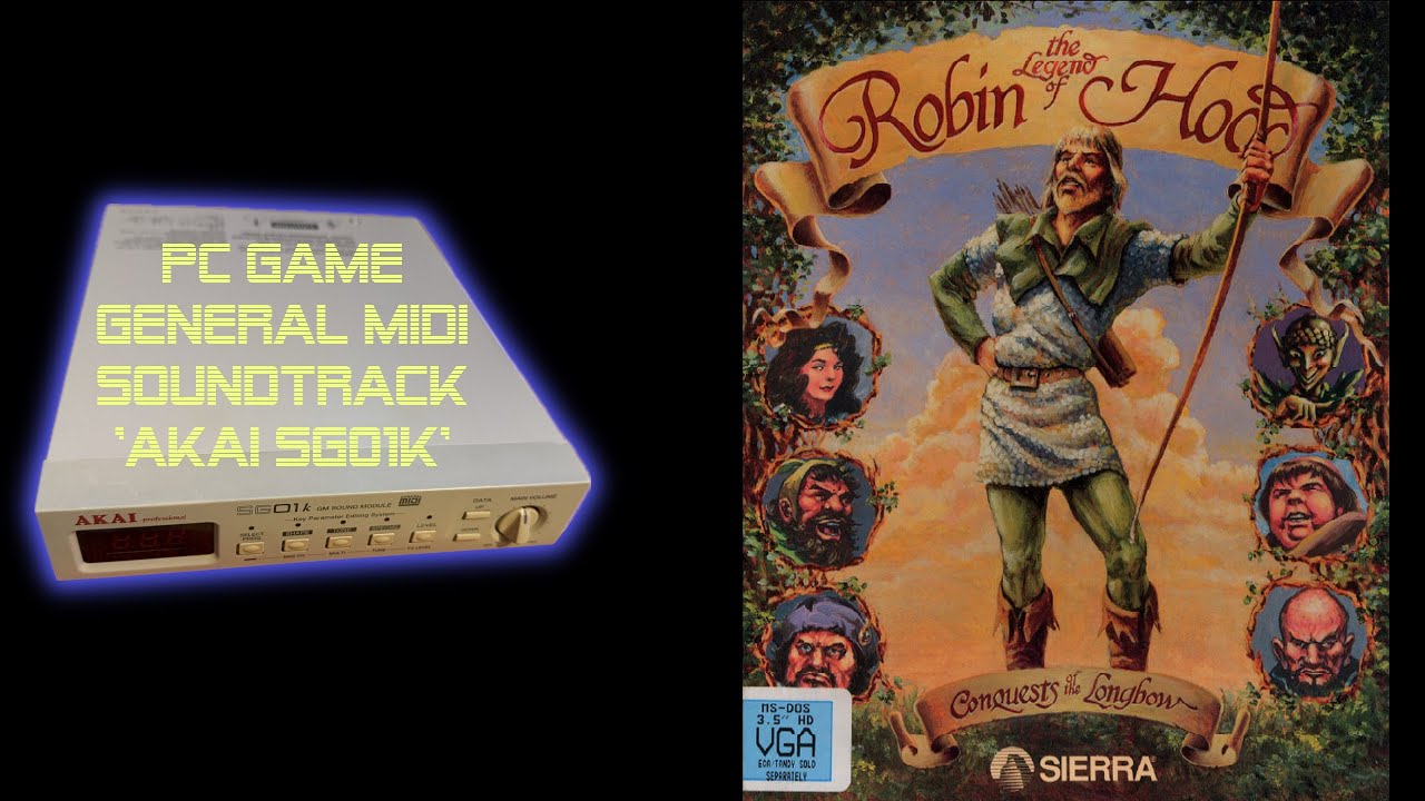 Conquests of the Longbow: The Legend of Robin Hood (1991) - Akai SG01k - MIDI Soundtrack | OST