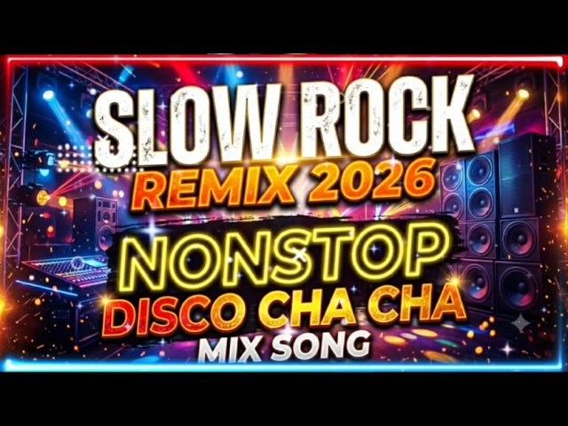 Watch SLOW ROCK REMIX 2026 | NONSTOP DISCO CHA CHA MIX SONG on YouTube Watch SLOW ROCK REMIX 2026 | NONSTOP DISCO CHA CHA MIX SONG on YouTube