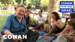 Conan Hits The Streets & Beaches Of Tel Aviv | CONAN on TBS