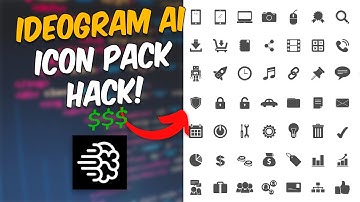✅ Create AI Icon Pack - Make Money with Ideogram AI