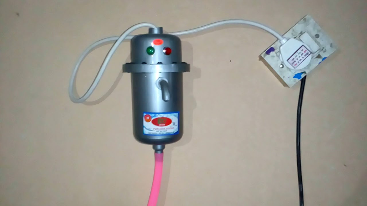 Bio Geyser installation - YouTube