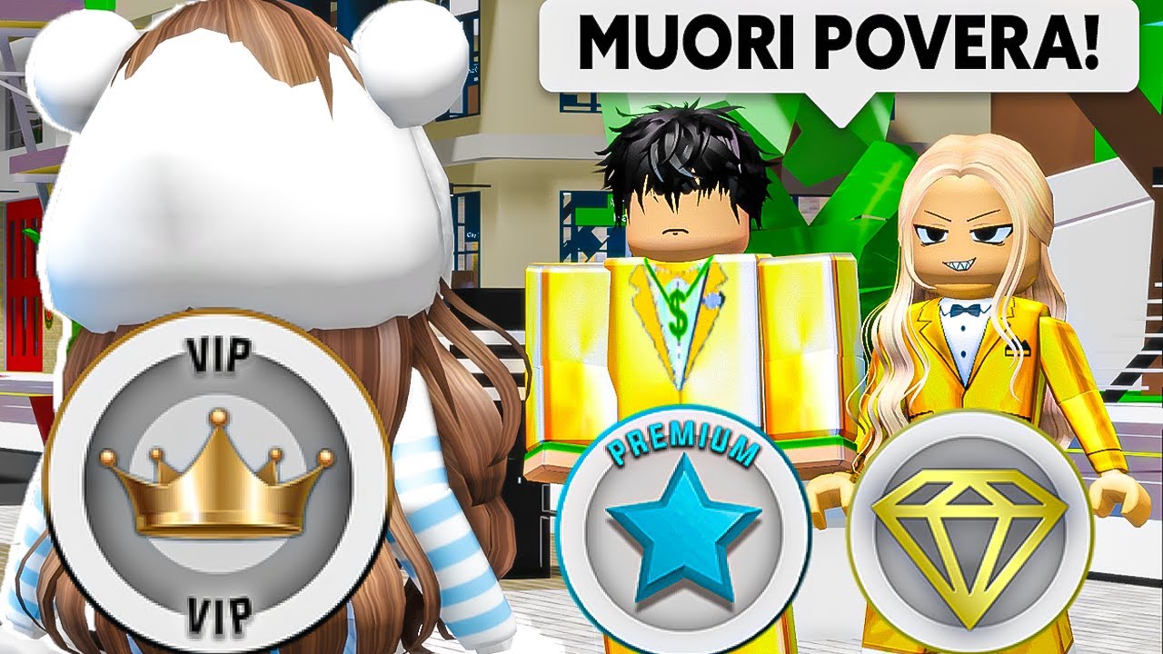 MI FINGO POVERA DA VIP PER TESTARE I GIOCATORI DI BROOKHAVEN ROBLOX!