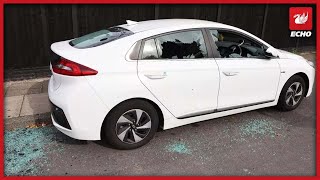 Cars egged and smashed up as 'parking wars' near John Lennon Airport turn nasty
