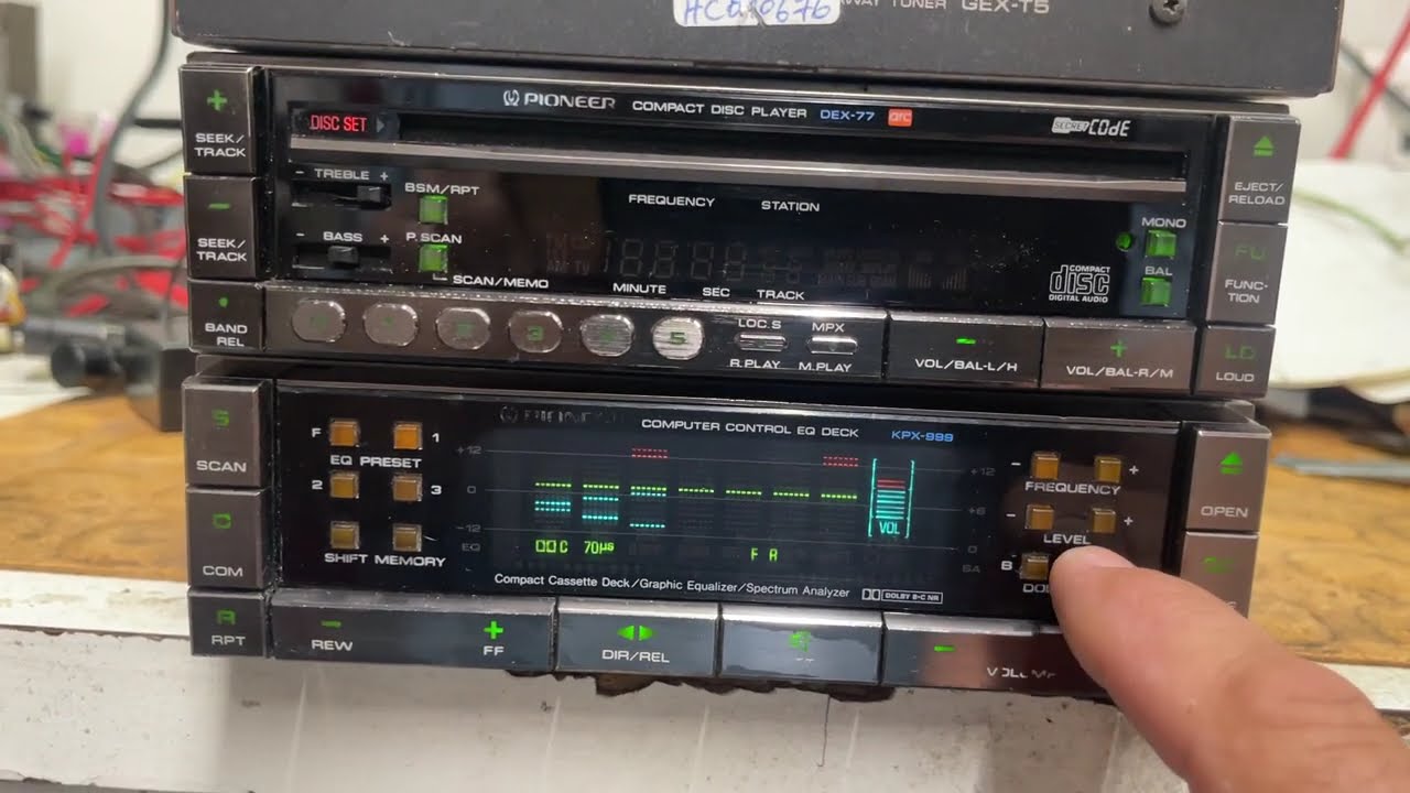 Restauration Pioneer DEX77 + KPX999 + GEXT5