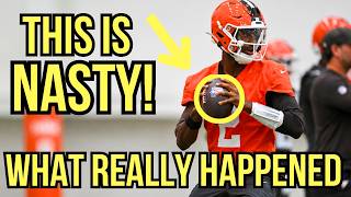 Shedeur Sanders Is LIGHTING UP Cleveland Browns Training Camp Practice Deshaun Watson Is COOKED!!