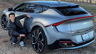 тест 600 Л.С. KIA EV6! Быстрее LAMBORGHINI - ДОЖИЛИ! Тест-драйв электрокара. НОВАЯ ЭРА для КИА.