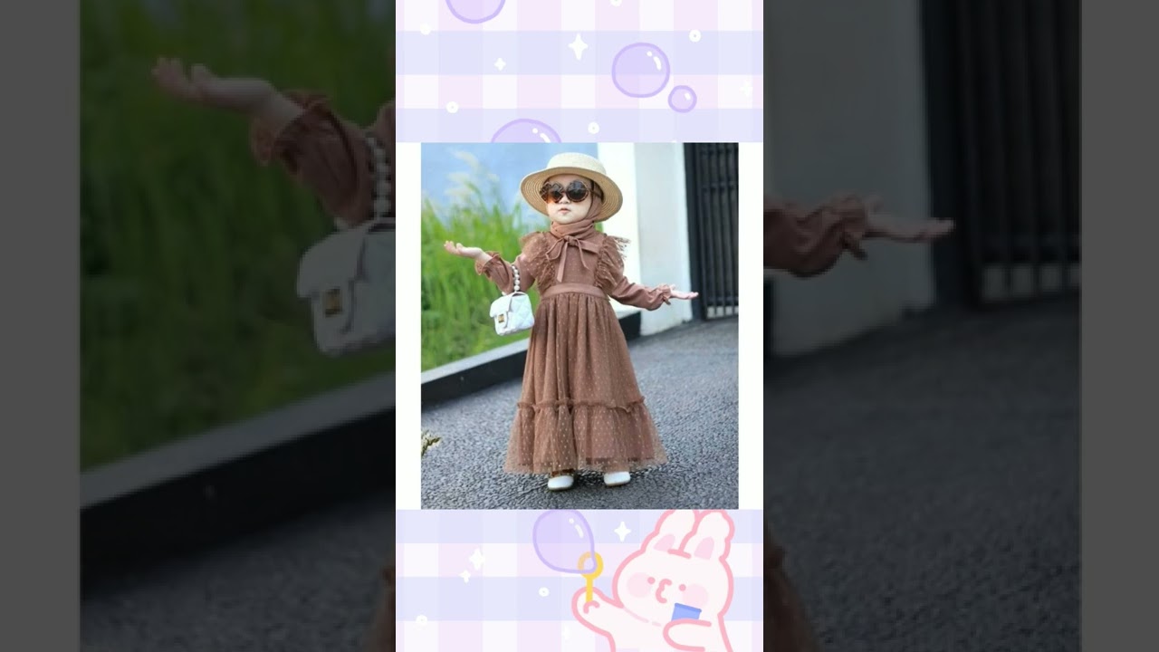 gamis anak terbaru | tile dot mewah | link di komen