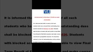 VU FEE