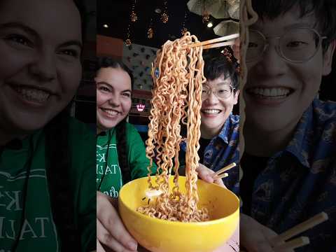 جربنا النودلز الكوري 2 حاااار