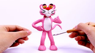 How to make Pink Panther Stopmotion Cooking | ClaymationTutorial