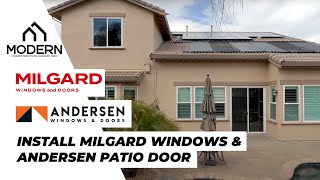 Modern Construction Group: Milgard Windows & Andersen Patio Door Installation in Rocklin, CA