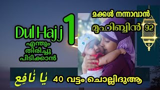 ഒന്നാംരാത്രി 40 വട്ടം ചൊല്ലിദുആ|എന്തും തിരിച്ചു പിടിക്കാൻ, മക്കൾ നന്നാവാൻ (muhibb_92)