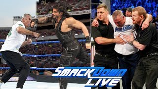 Wwe smackdown live june 11, 2019 shocking things - roman reigns
attacks shane mcmahon & drew mcintyre || new day vs kevin owens and
sami zayn lars sulliva...