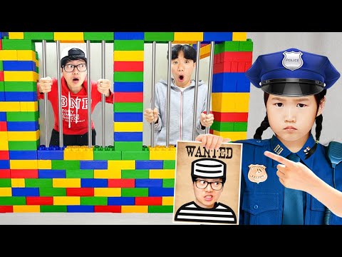 Boram juegan a ser policías en una historia para niños: ¡Aventuras divertidas! |😅