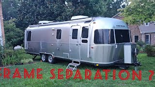 Airstream Frame seperation Or Maybe not !
