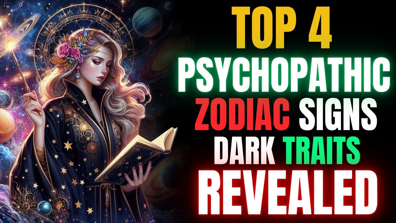 Top 4 Most Psychopathic Zodiac Signs 🔥 (Their Dark Traits Revealed) 😈