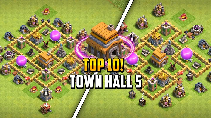 Top 10! Town hall 5 (Th5) Farming/Hybrid/War/Trophy Base Layout + Copy Link 2024 | Clash of Clans