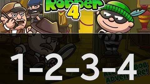 Bob The Robber 4 levels 1,2,3,4