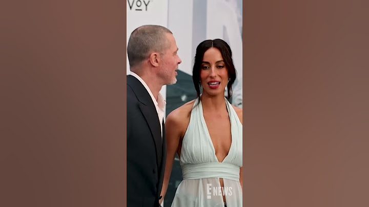 Brad Pitt and Ines de Ramon at the 'F1: The Movie' World Premiere