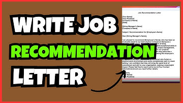 How to Write a Job Recommendation Letter for an Employee | Step-by-Step Guide